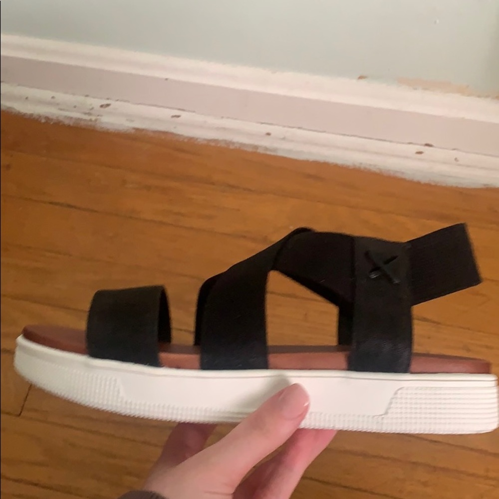 Black MIA sandals never worn